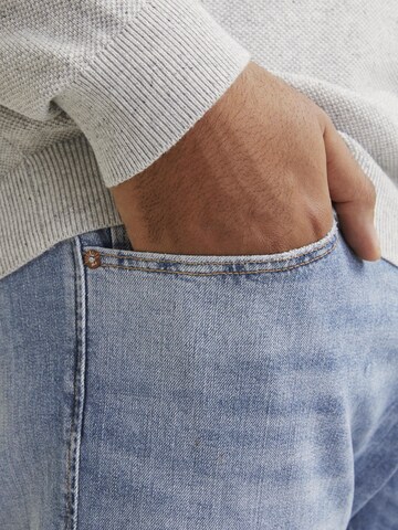Coupe slim Jean 'JJIGLENN JJCOLE' JACK & JONES en bleu