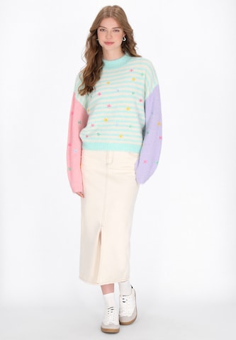 MYMO - Pullover em azul