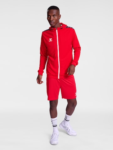 Hummel Sportsweatvest 'AUTHENTIC' in Rood