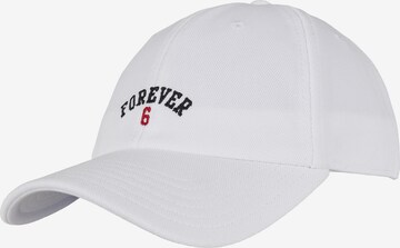 Cappello da baseball 'Forever Six' di Cayler & Sons in bianco: frontale