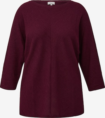 T-shirt s.Oliver CURVE en rouge : devant