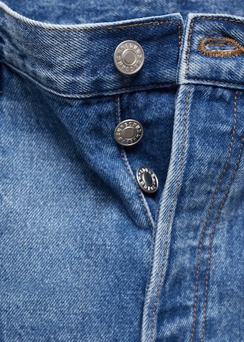 MANGO Zvonové kalhoty Džíny 'Massy' – modrá