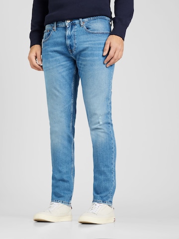 Coupe slim Jean 'AUSTIN' Tommy Jeans en bleu : devant