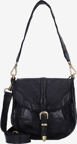 Campomaggi Shoulder Bag in Black: front