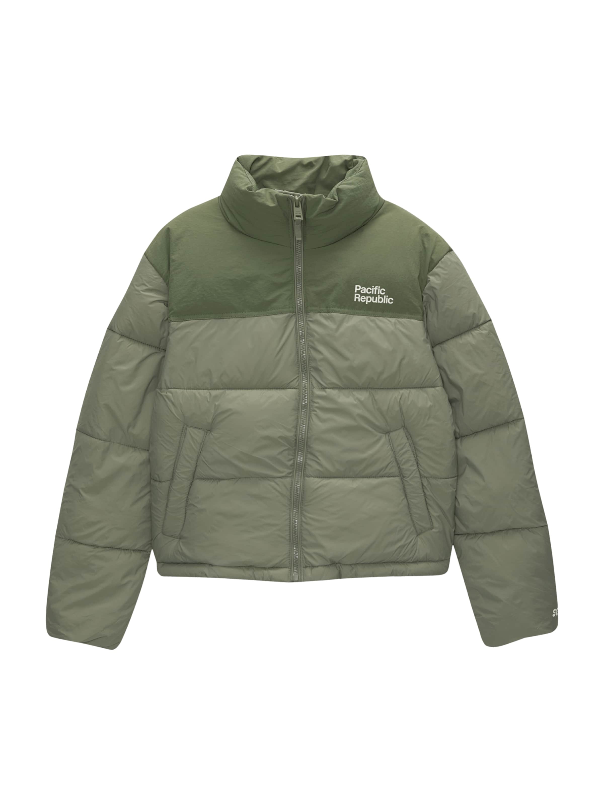 Pull&Bear Overgangsjakke i grøn: forside