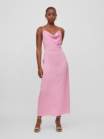 VILA Evening dress 'Ravenna' in Pink: front