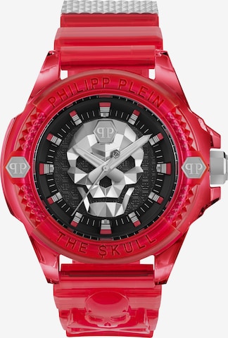 Philipp Plein Watches Analog Watch '$kull' in Red: front