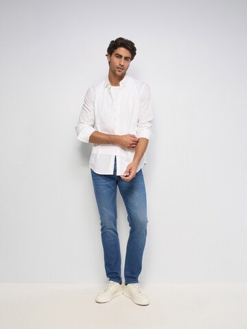Salsa Jeans Slimfit Jeans in Blauw: voorkant