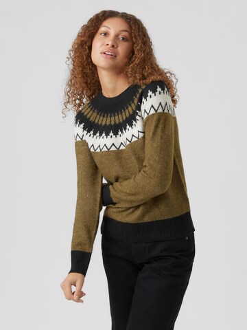 Pull-over VERO MODA en vert : devant