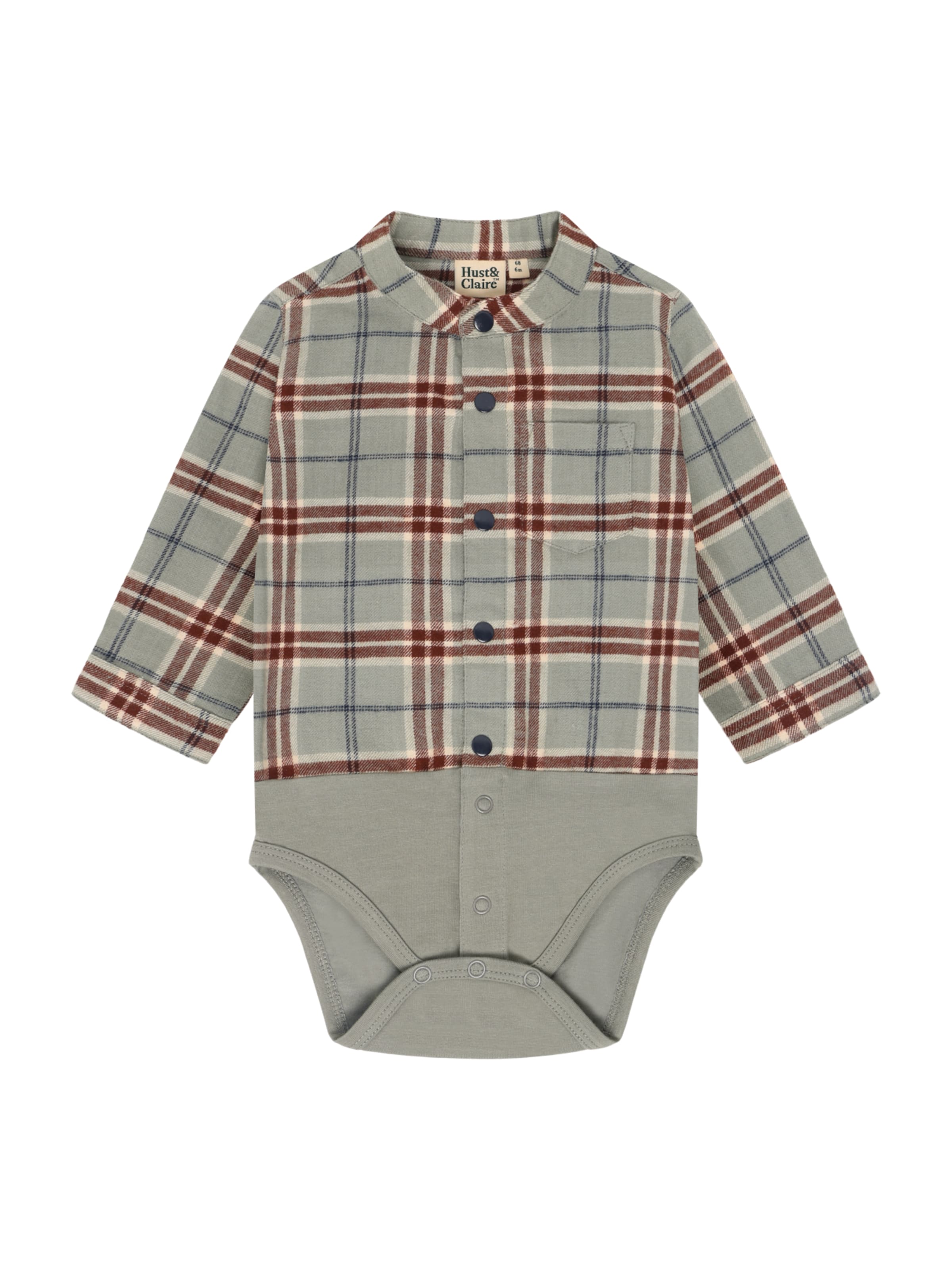 Hust & Claire Body 'Bertil' in Grün: Vorderseite