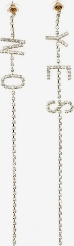Addicted2Naušnice 'Yes & No orecchini placcati oro con strass' - zlatna boja: prednji dio