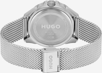 HUGO Red Analog watch in Silver