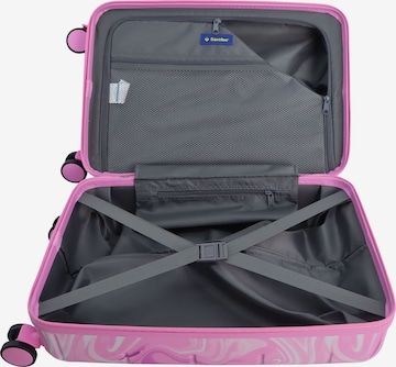 Saxoline Suitcase 'Splash' in Pink