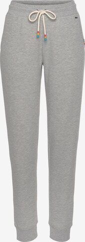 LASCANA Tapered Broek in Grijs: voorkant