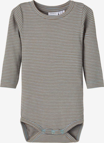 NAME IT - Pijama entero/body 'Lama' en gris: frente