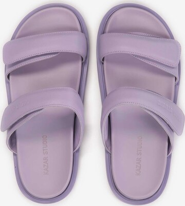 Kazar Studio Mules in Purple