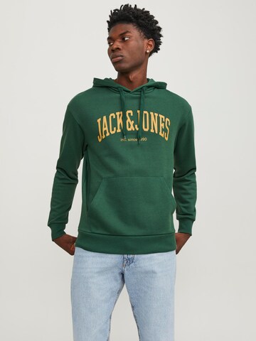JACK & JONES Sweatshirt 'JJEJosh' i grøn: forside