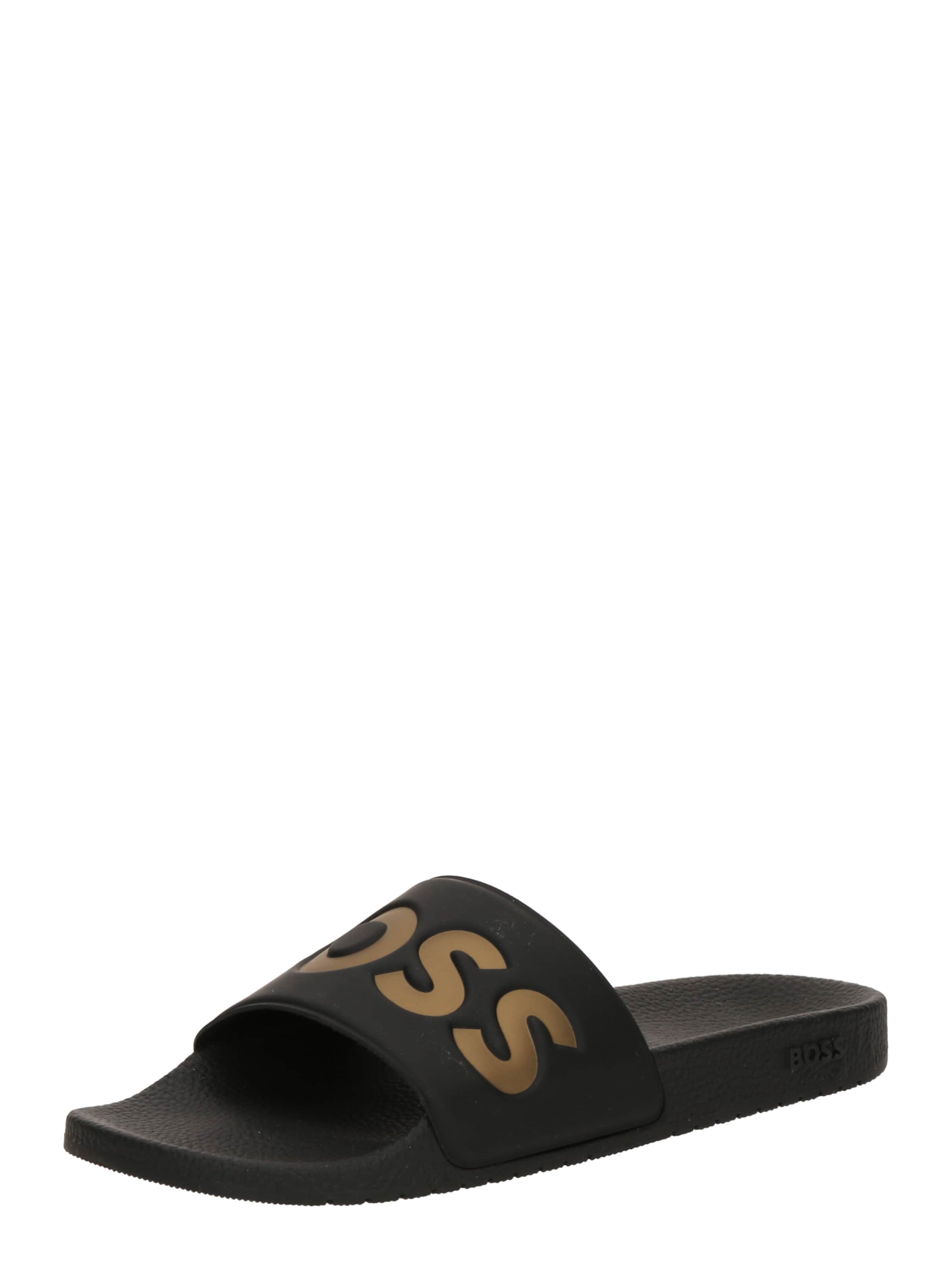 Mule 'Aryeh' BOSS en noir : devant