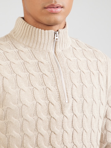 Pull-over 'ONSKICKER' Only & Sons en beige
