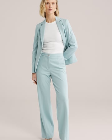 WE Fashionregular Hlače na crtu - zelena boja