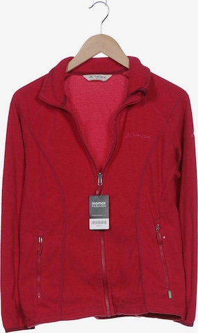 VAUDE Sweatshirt & Zip-Up Hoodie in M in Red: front