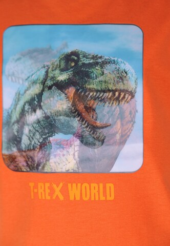 T-REX WORLD T-Shirt 'T-Rex World' in Orange