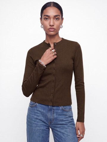 JJXX Shirts 'MYA ' i brun: forside