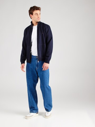 TOMMY HILFIGER Sweatjakke 'ESSENTIAL' i blå