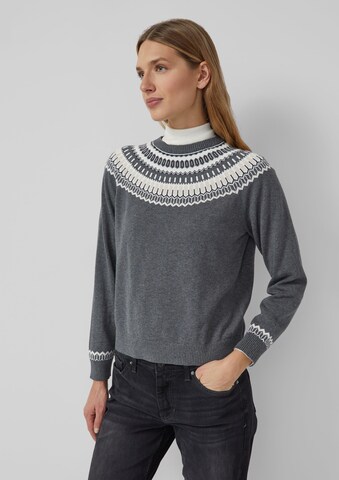 Pull-over s.Oliver en gris : devant