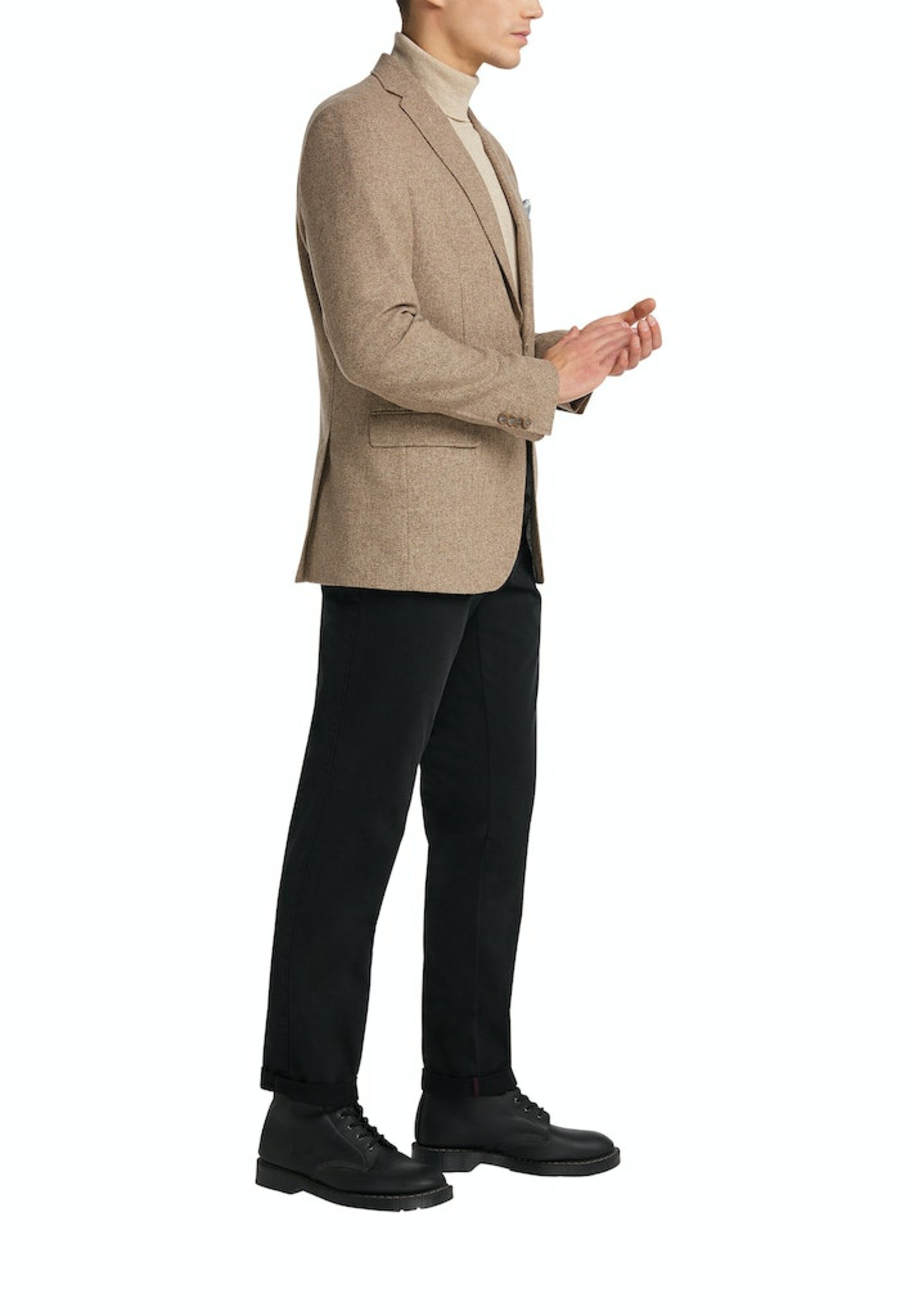 CARL GROSS Regular Fit Sakko in Beige