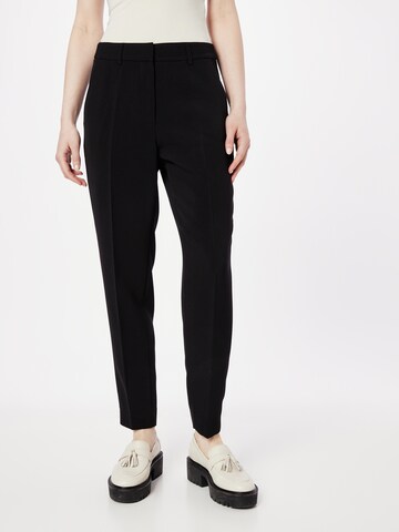 TAIFUN Tapered Pantalon in Zwart: voorkant