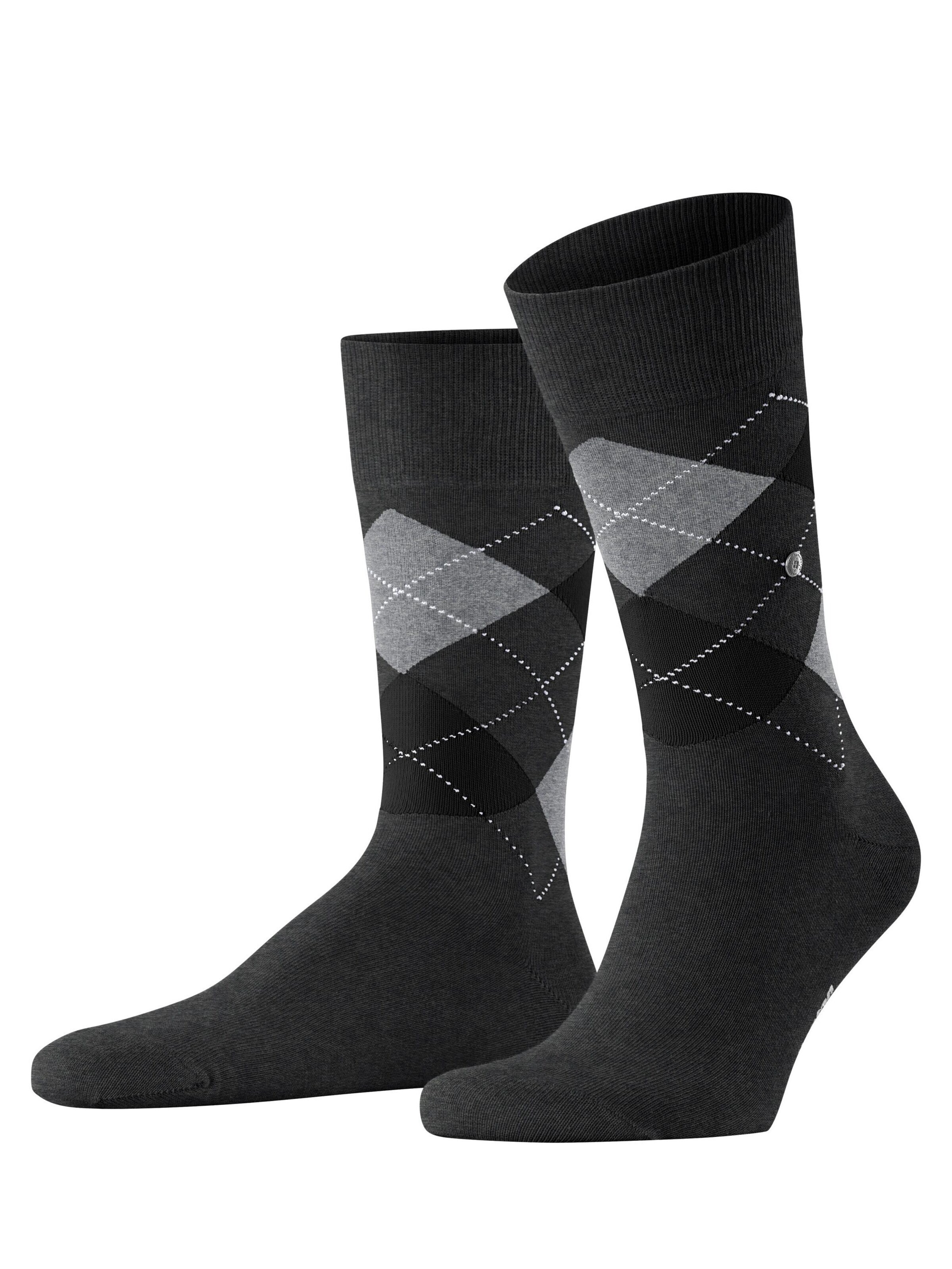 BURLINGTON Socks 'King' in Grey: front