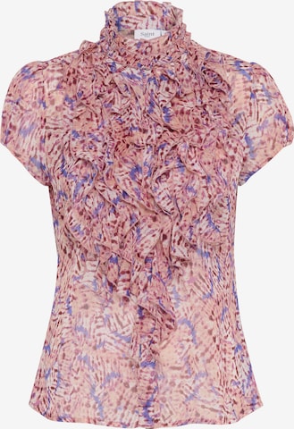 T-shirt 'Lilja' SAINT TROPEZ en rose : devant
