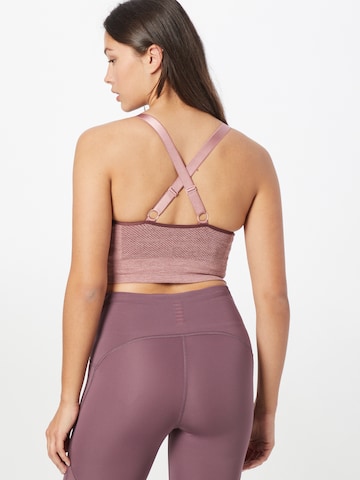 Hummel Bustier Top sportowy w kolorze brązowy