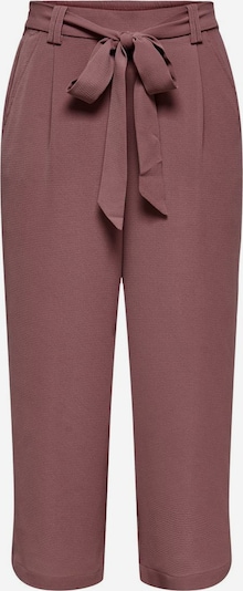 ONLY Pantalón plisado en chocolate / rosé, Vista del producto