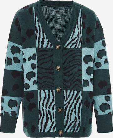 ebeeza - Casaco de malha em verde: frente