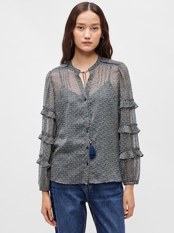 Pepe Jeans Blouse 'AMBER' in Blauw: voorkant