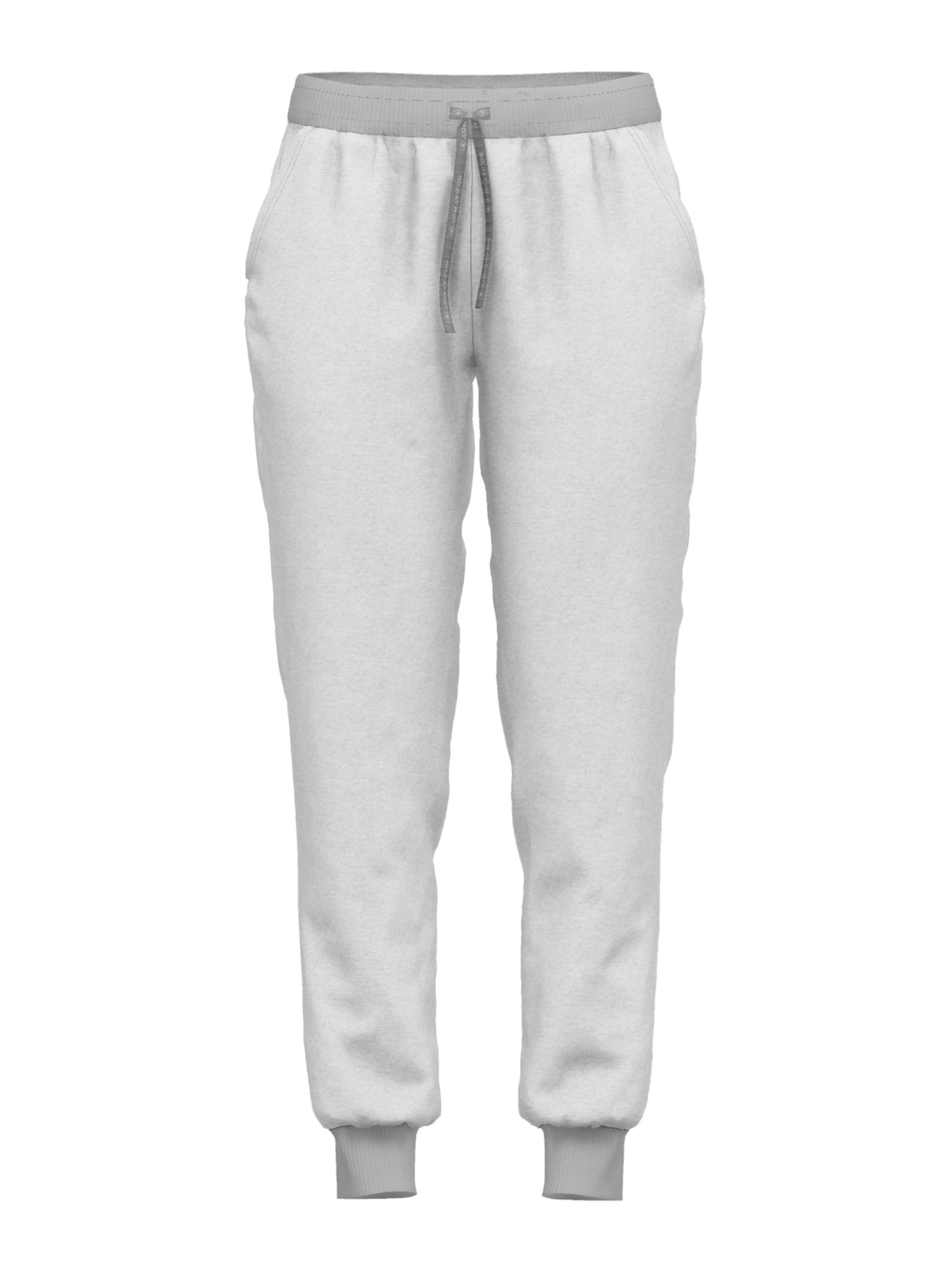 TOM TAILOR Панталон пижама в бяло: отпред