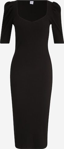 Gap Tall Gebreide jurk in Zwart: voorkant