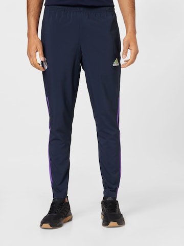 ADIDAS SPORTSWEAR - regular Pantalón deportivo 'Real Madrid Condivo 22' en azul: frente