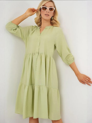 Bigdart Dress in Green