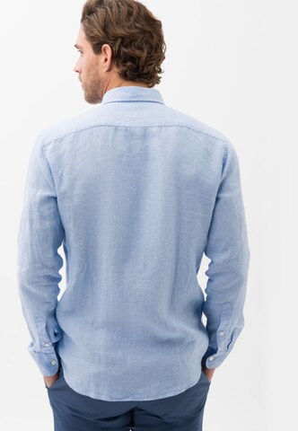 BRAX Regular fit Overhemd 'Dirk' in Blauw
