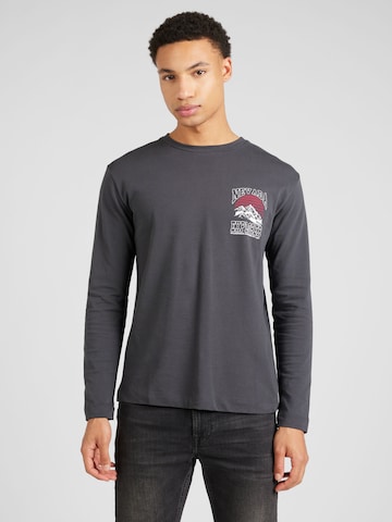 Key Largo Sweatshirt 'NEVADA ADVENTURE' i grå: forside