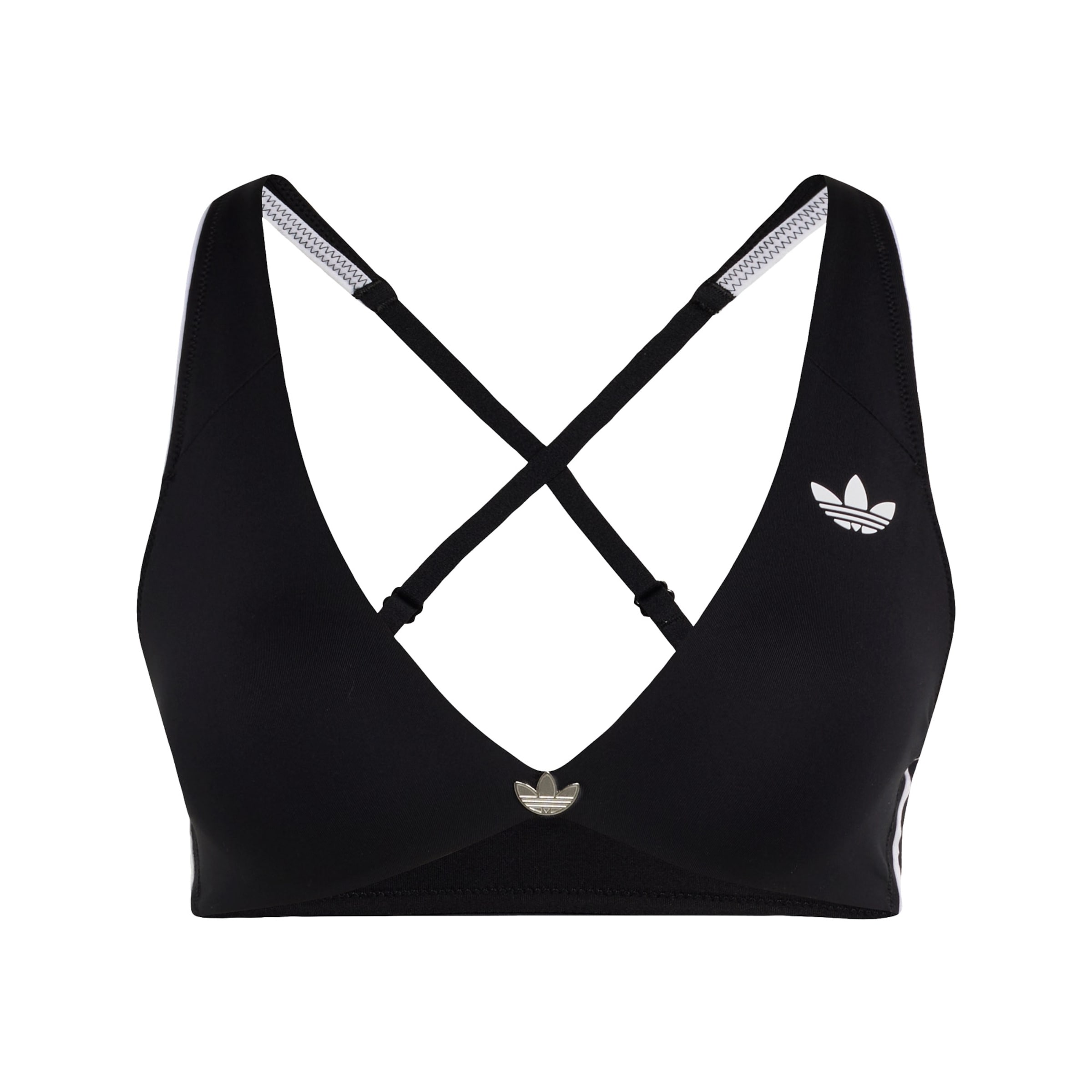 Triangolo Reggiseno sportivo di ADIDAS PERFORMANCE in nero: frontale