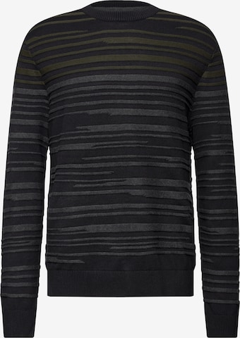 Street One MEN Sweater in Green: front