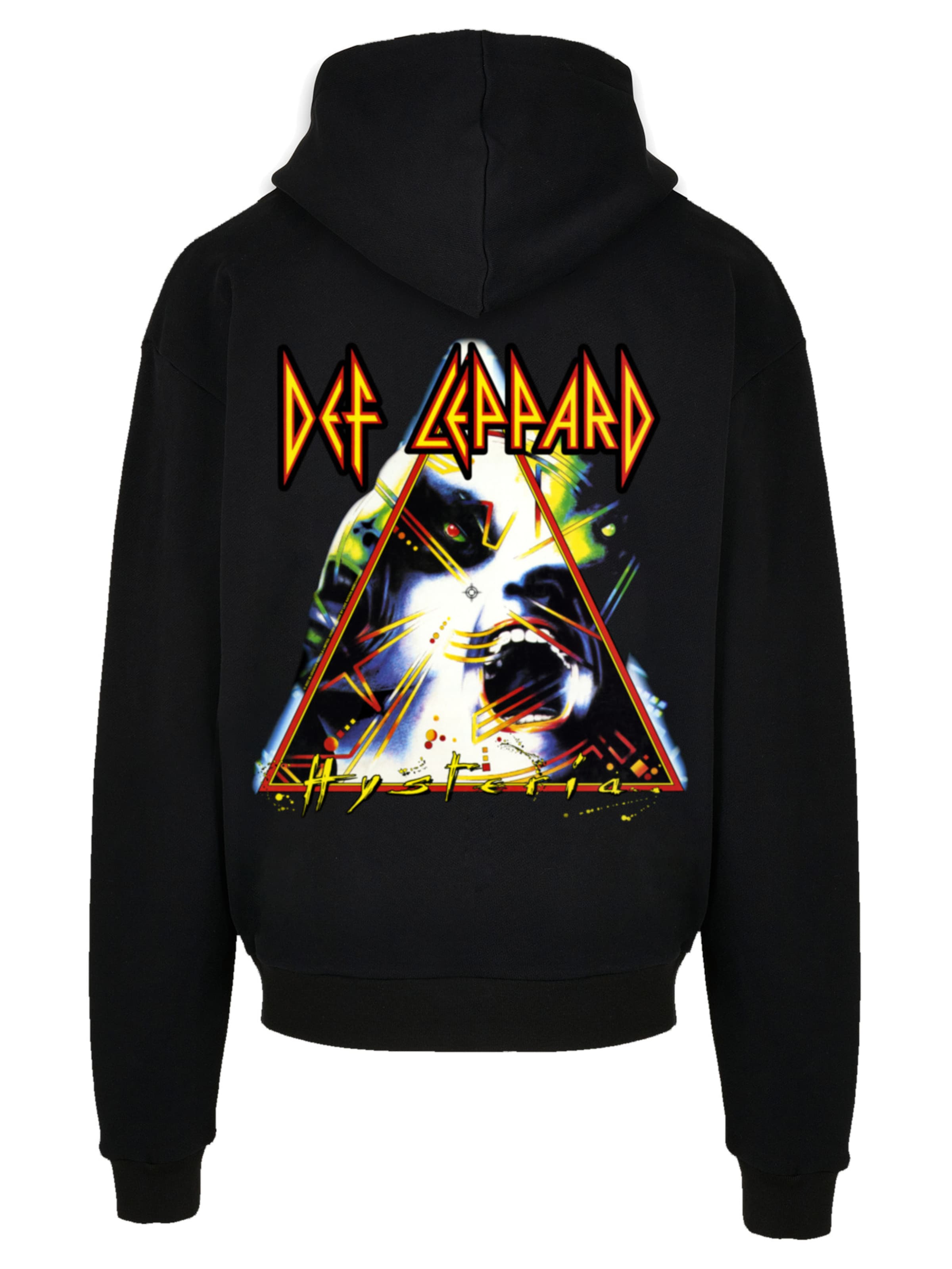 F4NT4STIC Sweatshirt 'Def Leppard Hysteria' in Schwarz