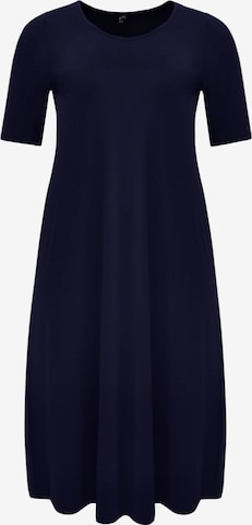 Yoek Dress in Blue: front