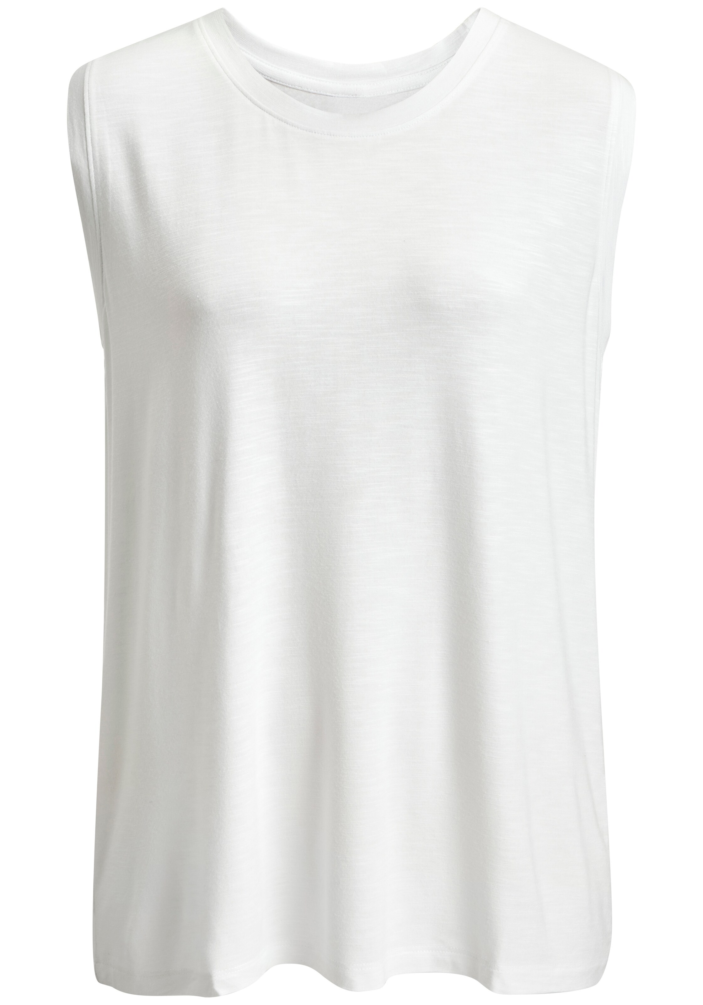 BEACH TIME Top in Weiß: Vorderseite