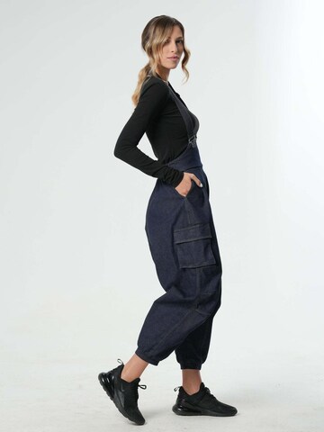 Loosefit Salopette en jean Metamorphoza en bleu