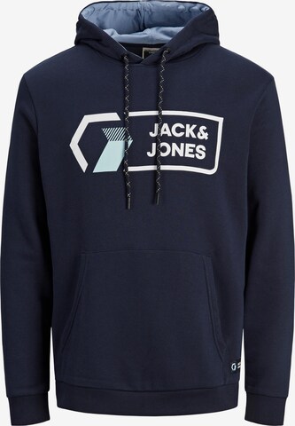 JACK & JONES Sweatshirt 'LOGAN' in Blauw: voorkant
